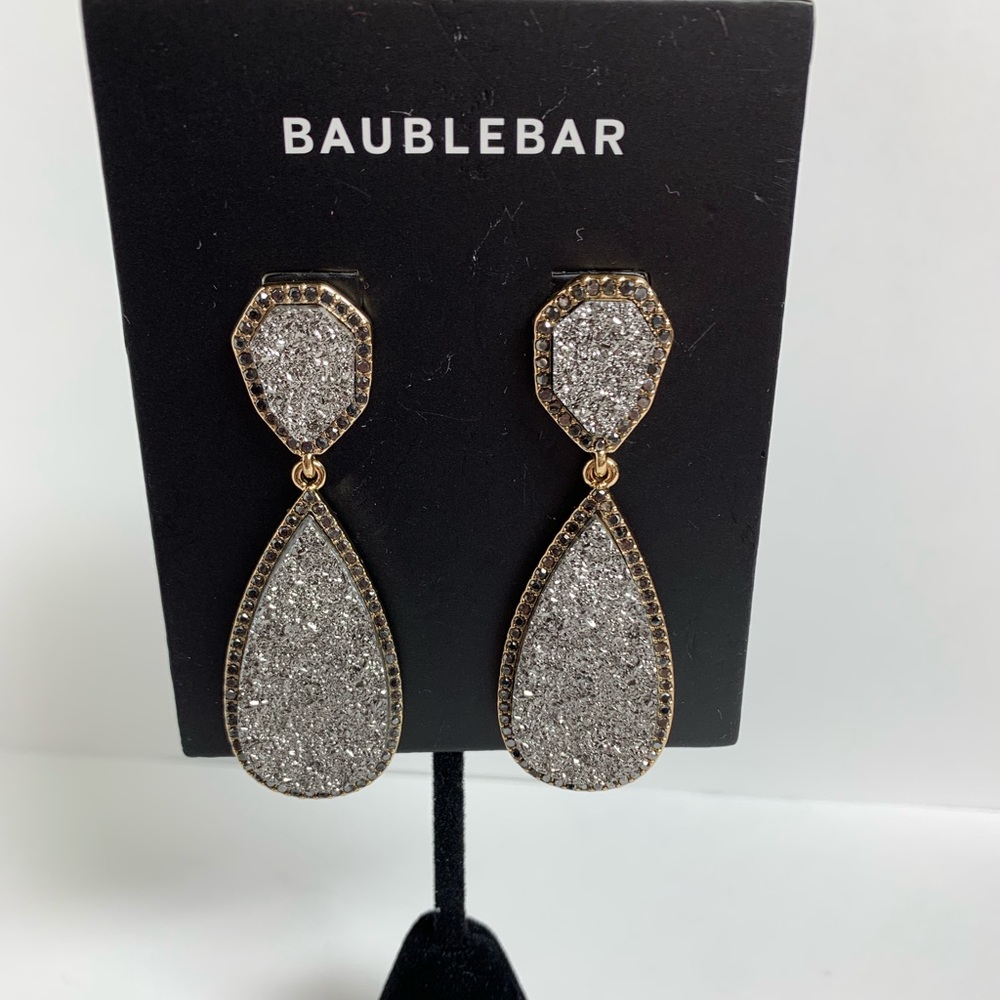 BaubleBar Silver And Gold Earrings